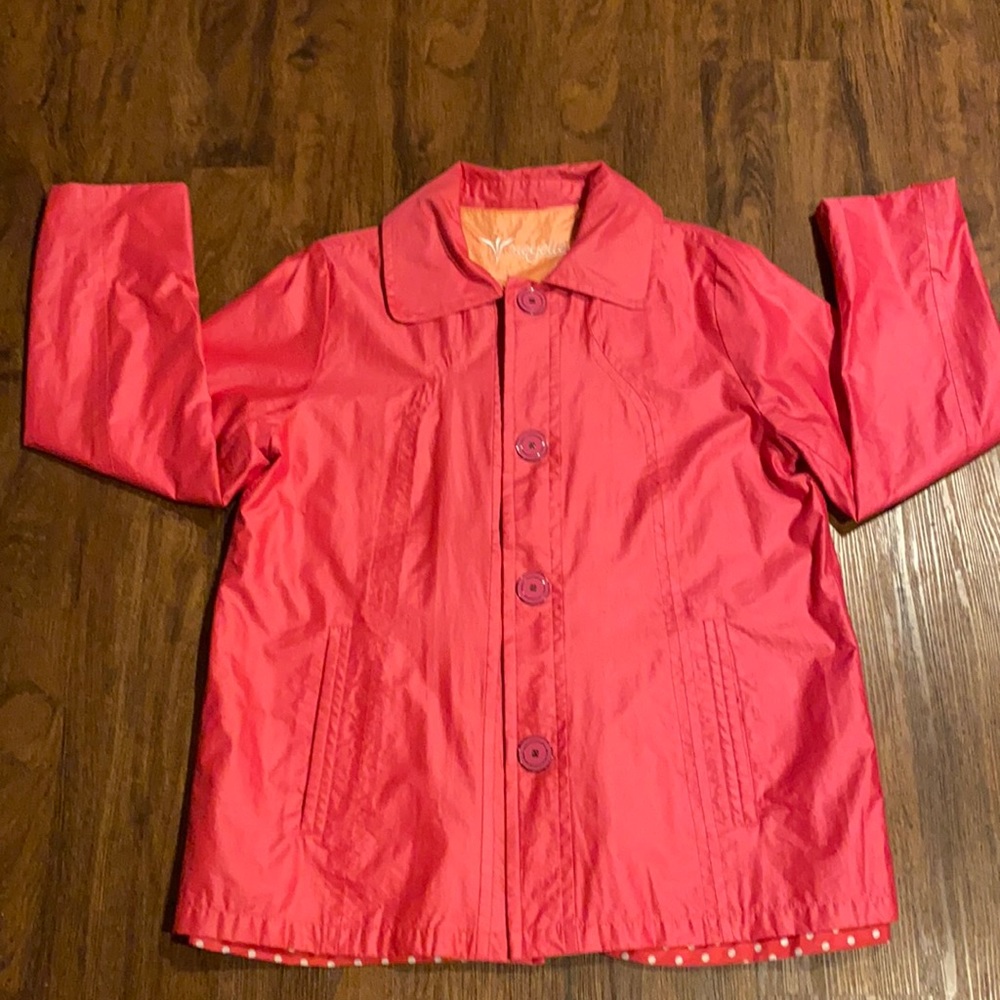 Neyelle Pink Raincoat, sz L